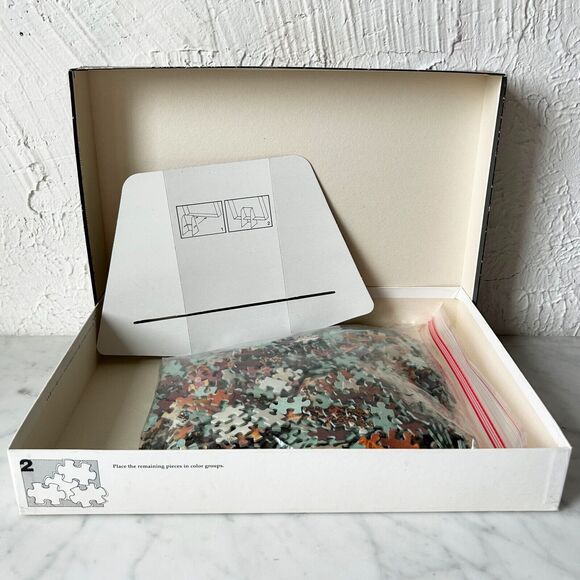 Vintage Maxfield Parrish 1922 Daybreak 1000 Piece Fink Jigsaw Puzzle - Complete - Picture 4 of 7